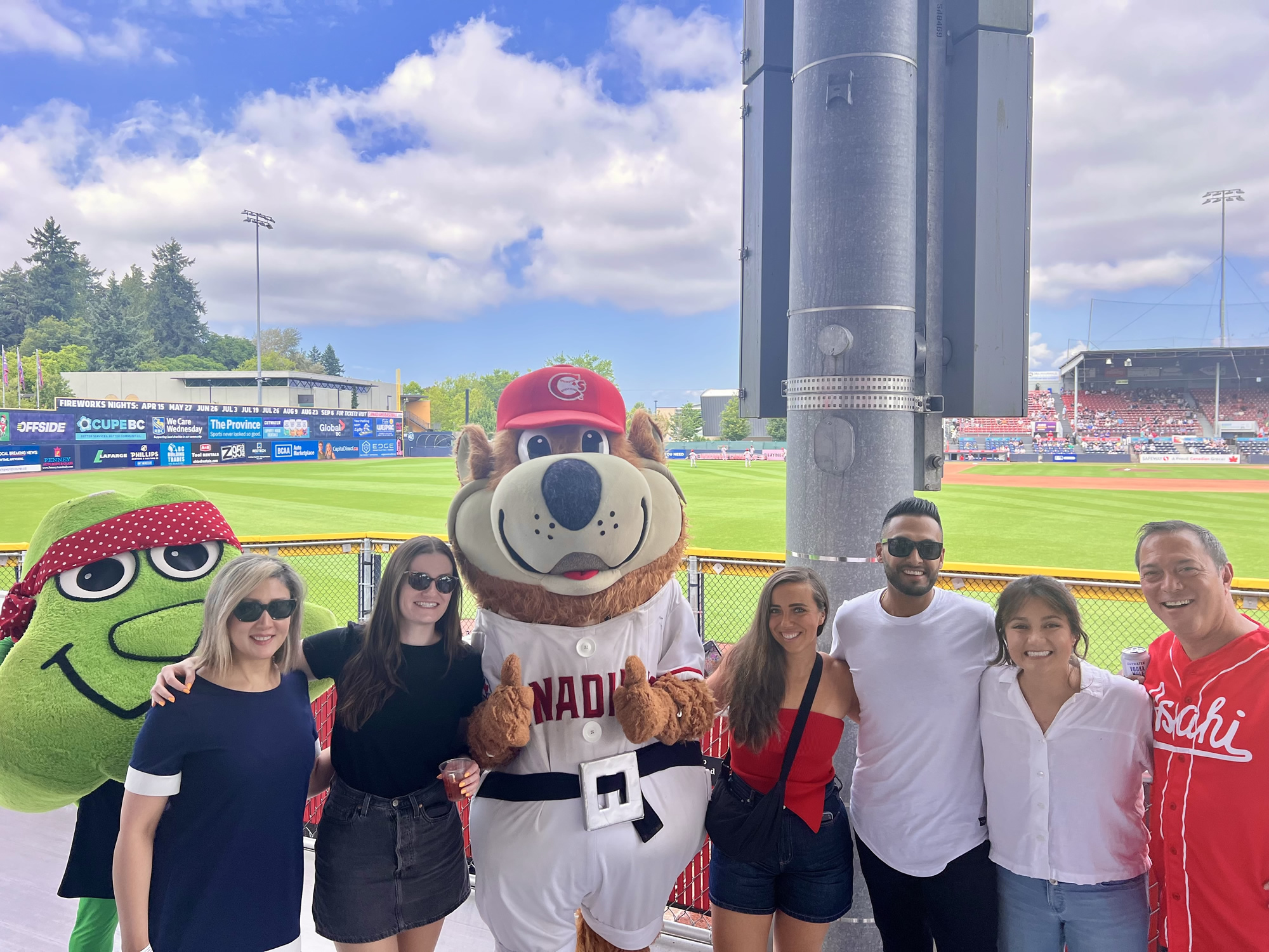 Capital Direct Team at The Vancouver Canadians Game - July 18, 2025