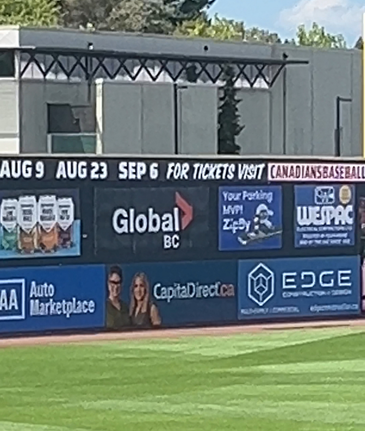 Capital Direct Team at The Vancouver Canadians Game - July 18, 2025